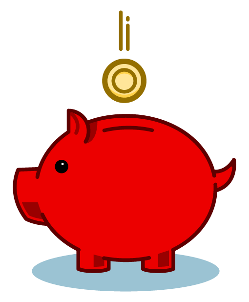 Na ilustracji świnka skarbonka