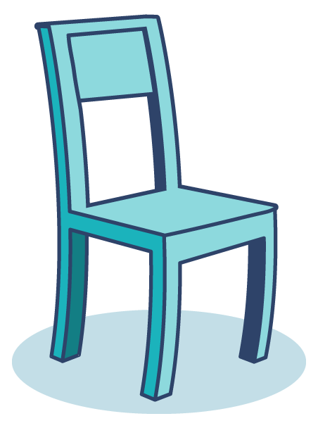 Na ilustracji krzesło