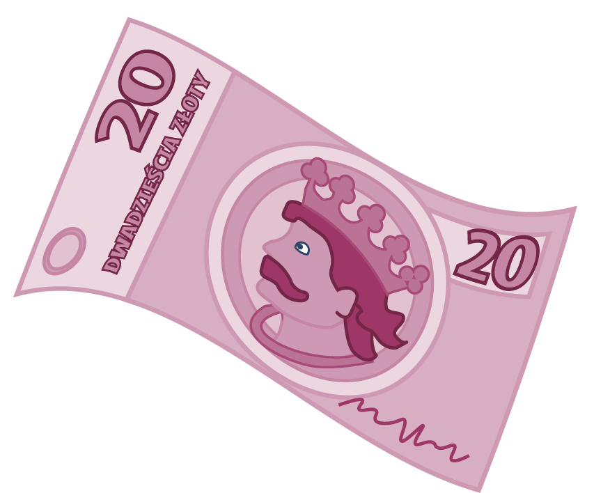 Na ilustracji banknot o nominale 20 złotych
